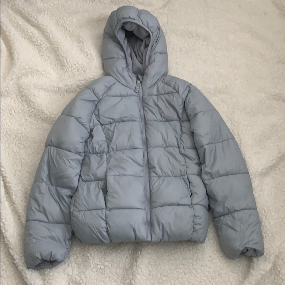 Puffy jacket for cold weather